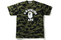 BAPE CLOTHING BAPE 1ST CAMO COLLEGE TEE GREEN