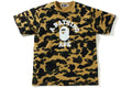 BAPE CLOTHING BAPE 1ST CAMO COLLEGE TEE YELLOW