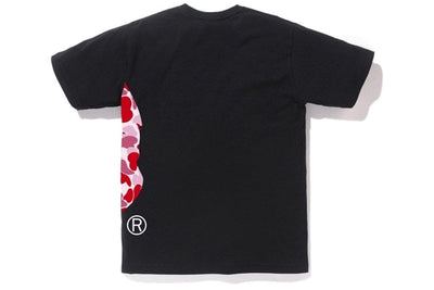 BAPE CLOTHING BAPE ABC SIDE BIG APE TEE BLACK / PINK