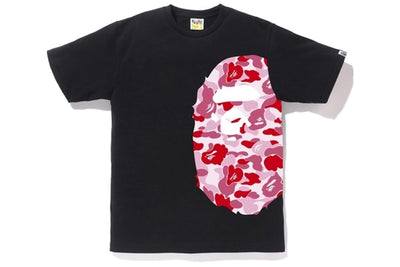 BAPE CLOTHING BAPE ABC SIDE BIG APE TEE BLACK / PINK