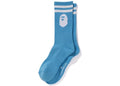 BAPE ACCESSORIES BAPE APE HEAD SOCKS BLUE BPBLU
