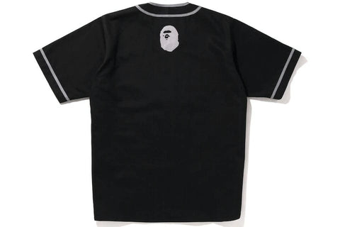 BAPE CLOTHING BAPE BASEBALL SHIRT BLACK