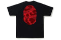 BAPE CLOTHING BAPE BIG HEAD TEE BLACK/RED