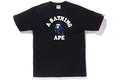 BAPE CLOTHING BAPE CAMO COLLEGE TEE BLACK / BLUE