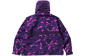 BAPE CLOTHING BAPE PURPLE CAMO RELAXED HOODIE JACKET