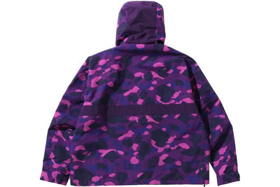 BAPE CLOTHING BAPE PURPLE CAMO RELAXED HOODIE JACKET