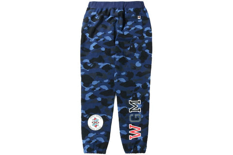 BAPE CLOTHING BAPE CAMO SHARK SWEATPANTS NAVY