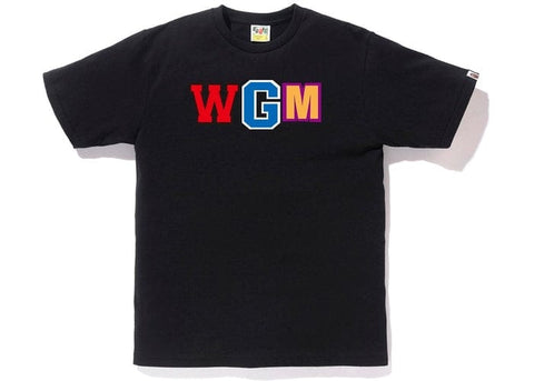 BAPE CLOTHING BAPE MULTI CAMO WGM MILO GOLD ZIP SHARK TEE SmtFrbWV8