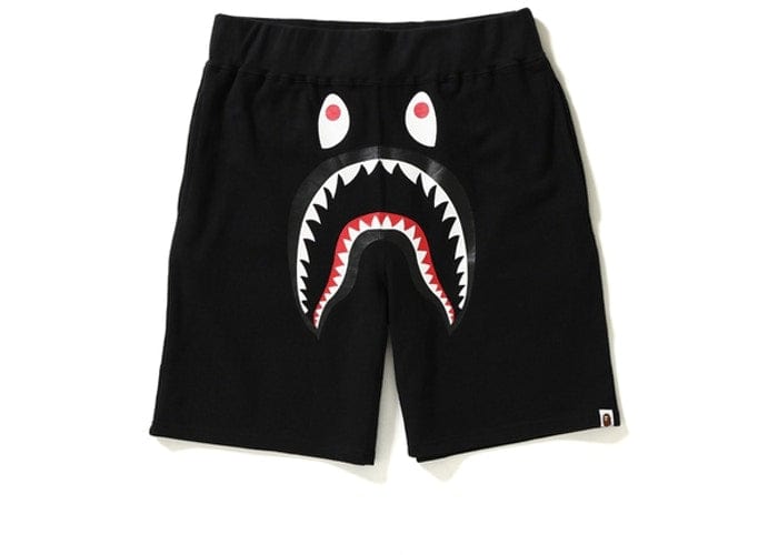 BAPE CLOTHING BAPE SHARK SHORTS BLACK/CAMO POCKET