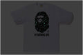 BAPE CLOTHING BAPE SPACE CAMO BIG APE HEAD TEE WHITE