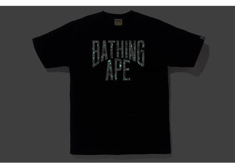 BAPE CLOTHING BAPE SPACE CAMO NYC LOGO TEE