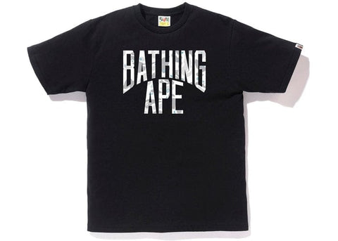 BAPE CLOTHING BAPE SPACE CAMO NYC LOGO TEE