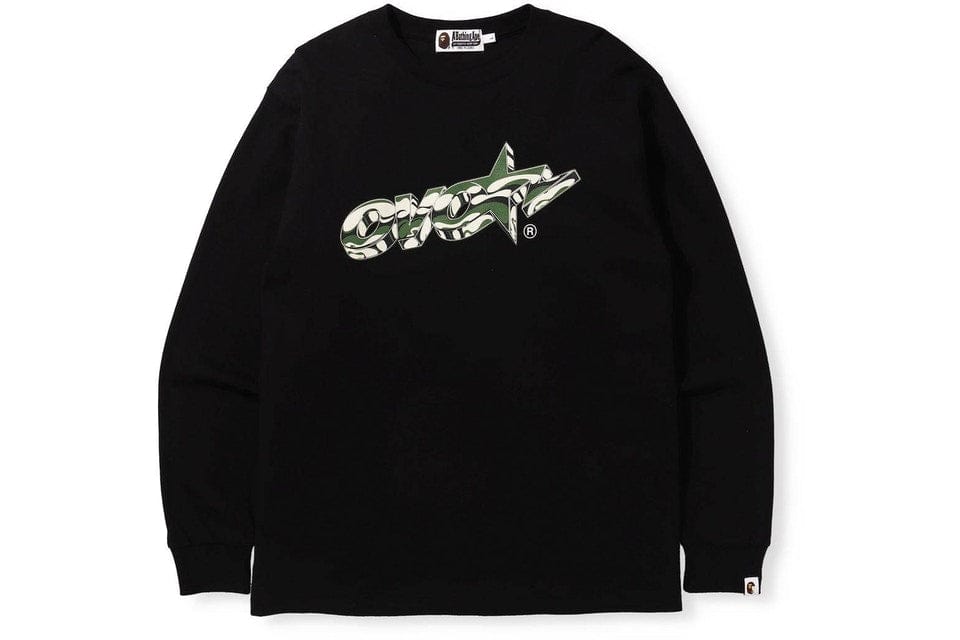 BAPE CLOTHING BAPE X OVO LONG SLEEVE BLACK