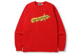 BAPE CLOTHING BAPE X OVO LONG SLEEVE RED