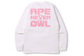 BAPE CLOTHING BAPE X OVO LONG SLEEVE PINK VZfXCeQbX