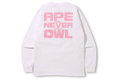 BAPE CLOTHING BAPE X OVO LONG SLEEVE PINK VZfXCeQbX