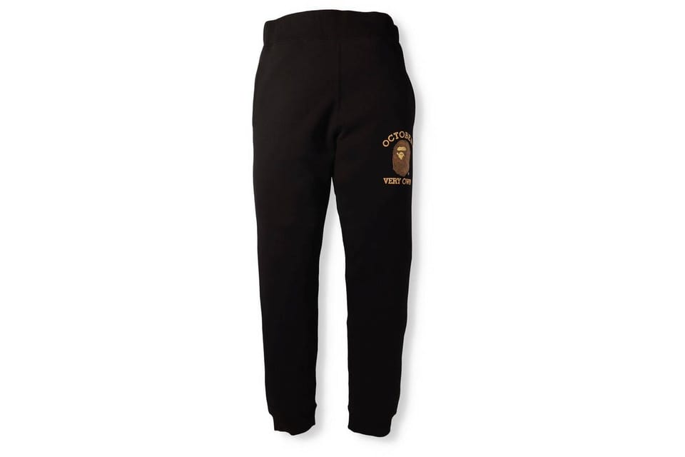 BAPE CLOTHING BAPE X OVO SLIM FIT SWEATPANTS