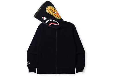 BAPE CLOTHING BAPE X OVO REVERSIBLE FULL ZIP HOODIE BLACK