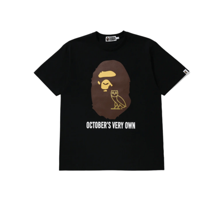 BAPE CLOTHING BAPE X OVO TEE BLACK