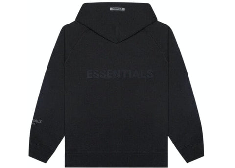 ESSENTIALS clothing ESSENTIALS FOG 3D SILICON ZIP UP HOODIE BLACK ZIPBLACK
