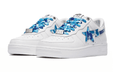 BAPE SHOES BAPESTA ABC CAMO BLUE