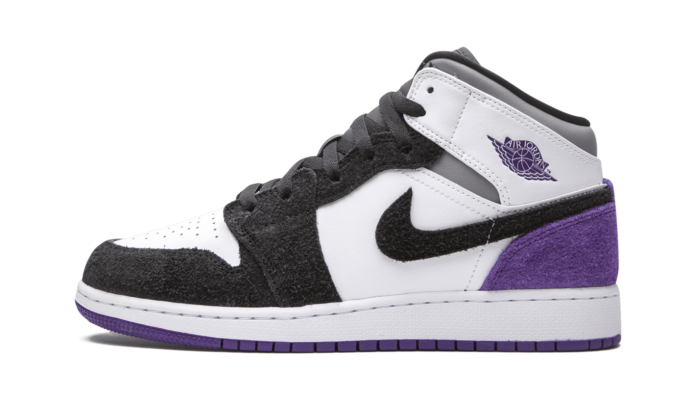 JORDAN SHOES JORDAN 1 MID LASER PURPLE GS
