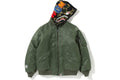 BAPE CLOTHING BAPE 1ST CAMO SHARK HOODIE JACKET GREEN