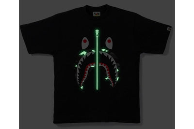 BAPE CLOTHING BAPE CITY CAMO SHARK TEE BLACK