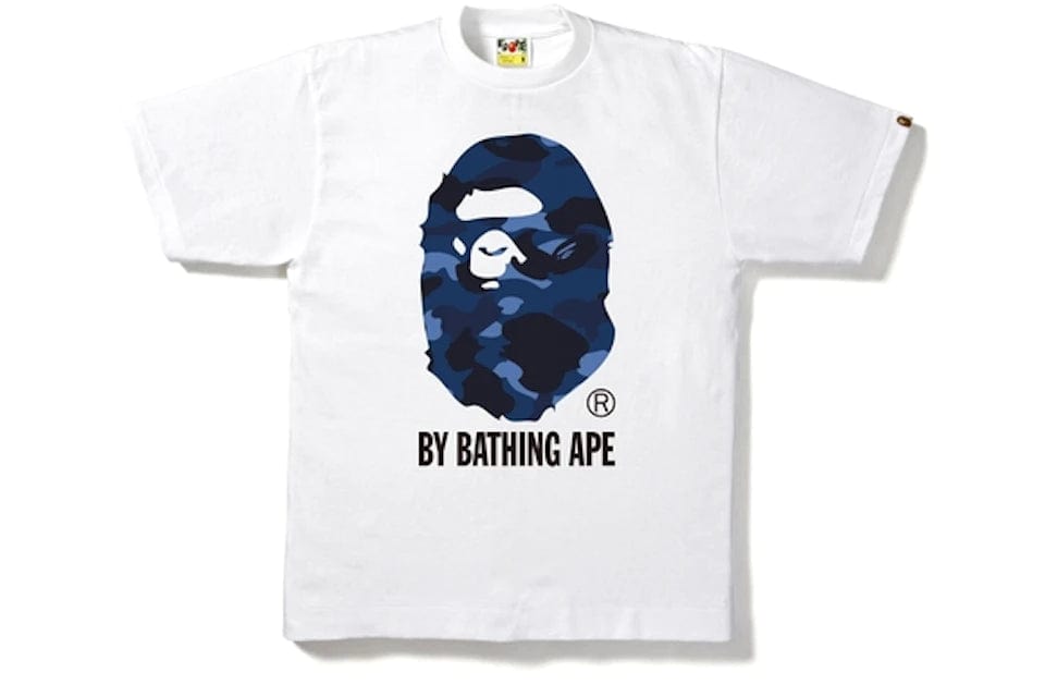 BAPE CLOTHING BAPE BIG APE HEAD WHITE / BLUE