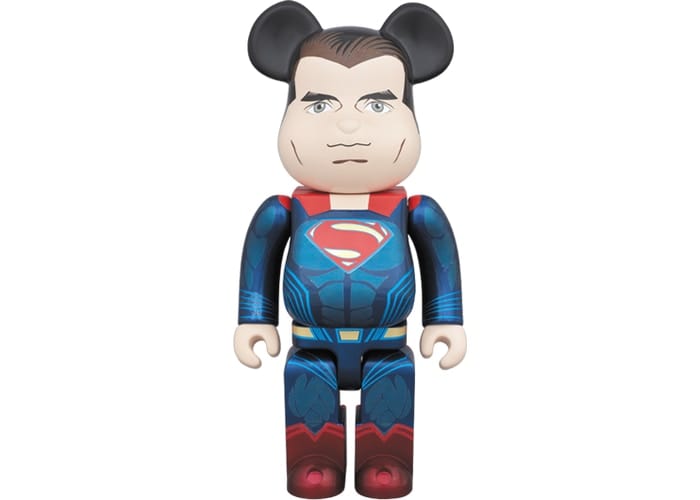 BEARBRICK ACCESSORIES BEARBRICK SUPERMAN 400% NAVY/RED