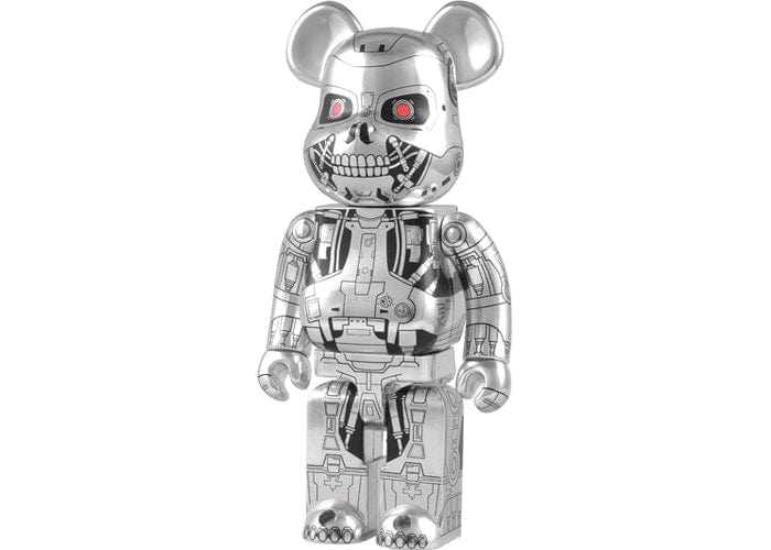 BEARBRICK ACCESSORIES BEARBRICK X TERMINATOR T-RIP 400% SILVER