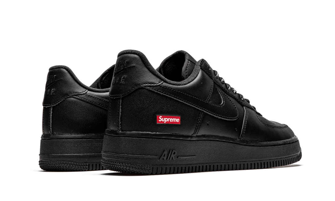 Black supreme air force 1 hot sale