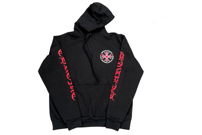 CHROME HEARTS CHROME HEARTS MADE IN HOLLYWOOD PLUS HOODIE BLACK/RED