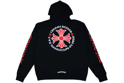 CHROME HEARTS CHROME HEARTS MADE IN HOLLYWOOD PLUS HOODIE BLACK/RED