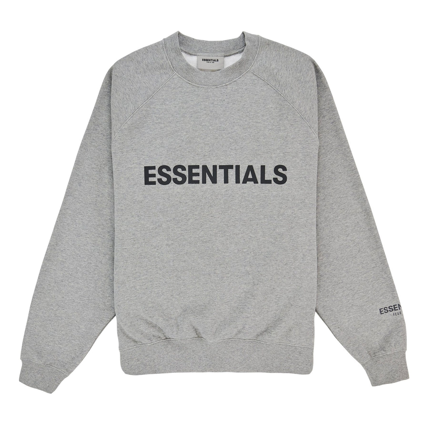 VÊTEMENTS ESSENTIELS ESSENTIALS FOG 3D SILICON CREWNECK DARK HEATHER GREY