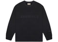 ESSENTIALS CLOTHING ESSENTIALS FOG 3D SILICON CREWNECK BLACK