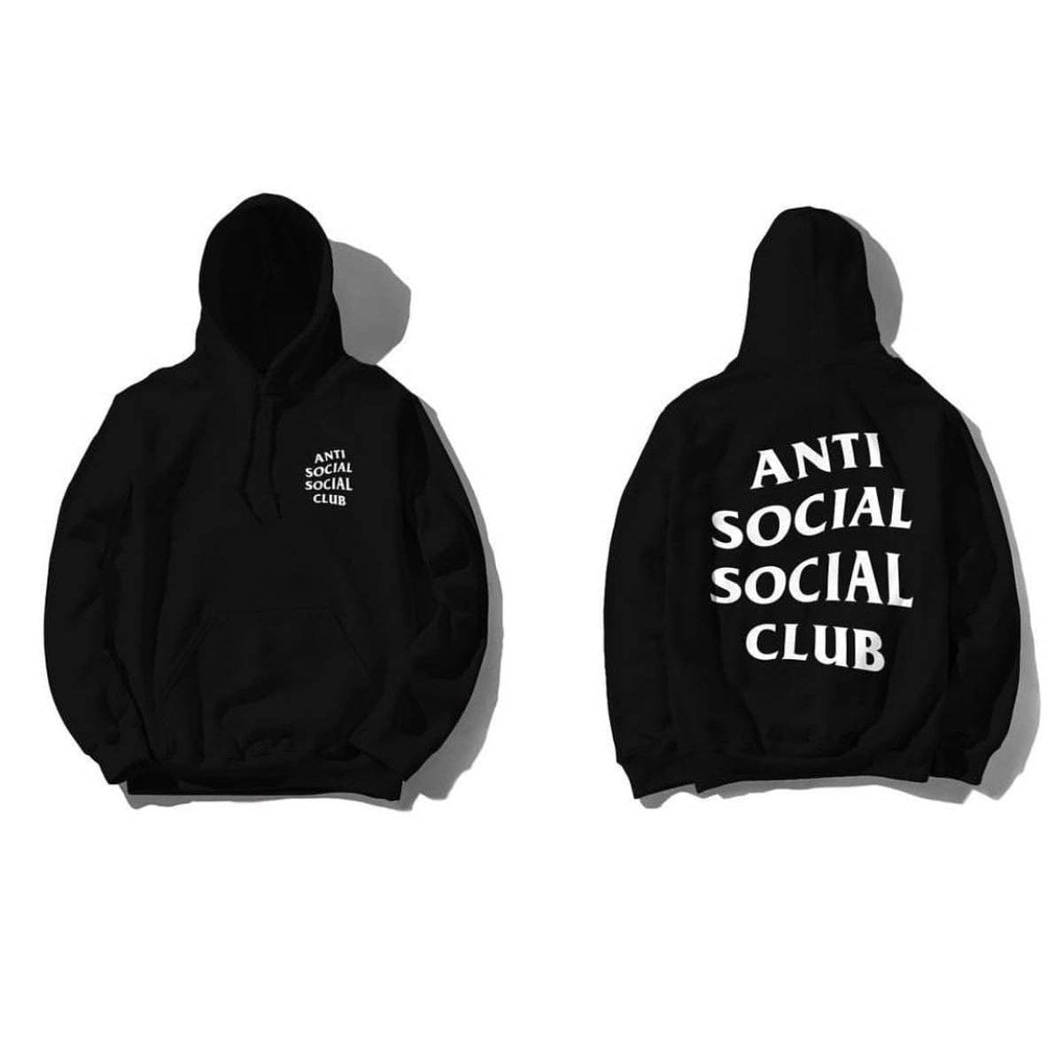 ANTI SOCIAL SOCIAL CLUB CLOTHING ANTI SOCIAL SOCIAL CLUB HOODIE BLACK