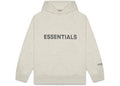 ESSENTIALS CLOTHING ESSENTIALS FOG 3D SILICON HOODIE OATMEAL