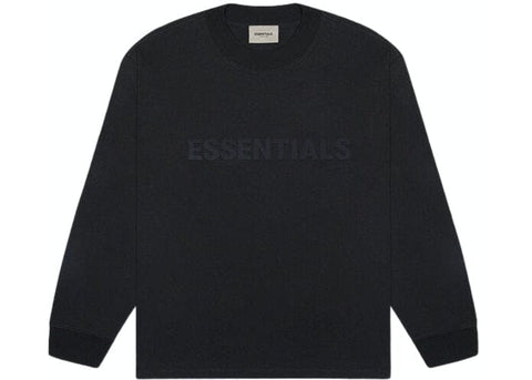 ESSENTIALS CLOTHING ESSENTIALS FOG 3D SILICON LONG SLEEVE BLACK p8R9OuIXK