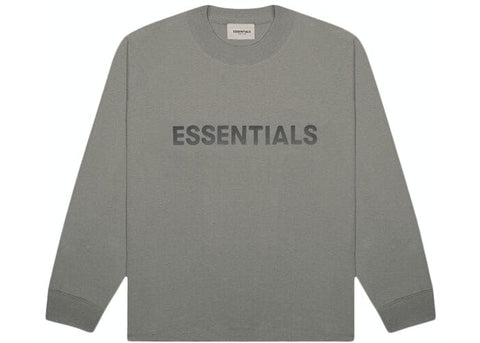 ESSENTIALS CLOTHING ESSENTIALS FOG 3D SILICON LONG SLEEVE CHARCOAL FOG-ES3SABLGC