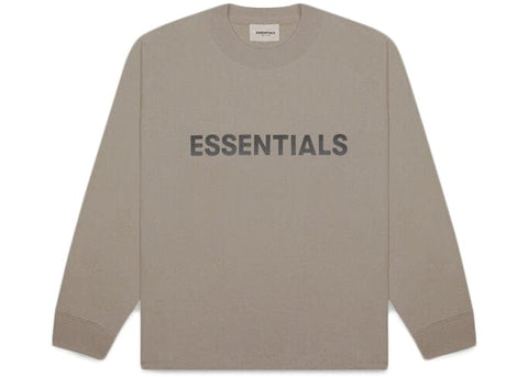 ESSENTIALS CLOTHING ESSENTIALS FOG 3D SILICON LONG SLEEVE TAUPE LSTAUPE