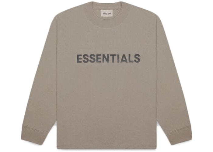 ESSENTIALS CLOTHING ESSENTIALS FOG 3D SILICON LONG SLEEVE TAUPE LSTAUPE