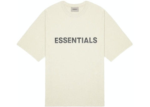 ESSENTIALS CLOTHING ESSENTIALS FOG 3D SILICON T-SHIRT BUTTERCREAM
