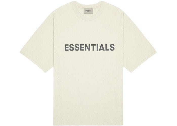 ESSENTIALS CLOTHING ESSENTIALS FOG 3D SILICON T-SHIRT BUTTERCREAM