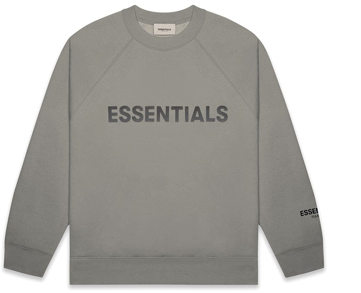 VÊTEMENTS ESSENTIELS ESSENTIELS FOG CREWNECK CIMENT