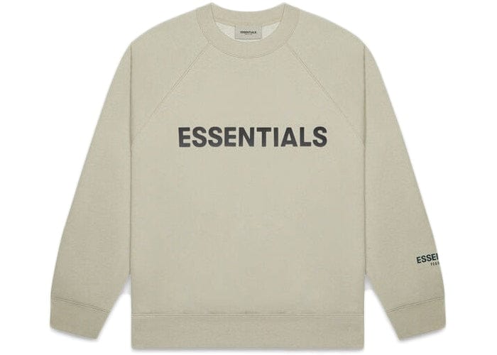 VÊTEMENTS ESSENTIELS ESSENTIALS FOG 3D SILICON CREWNECK MOSS FOG-ES3SACMSS