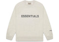 ESSENTIALS CLOTHING ESSENTIALS FOG 3D SILICON HOODIE OATMEAL