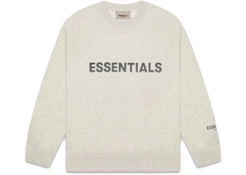 ESSENTIALS CLOTHING ESSENTIALS FOG 3D SILICON HOODIE OATMEAL
