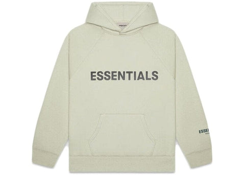 ESSENTIALS CLOTHING ESSENTIALS FOG 3D SILICON HOODIE SAGE