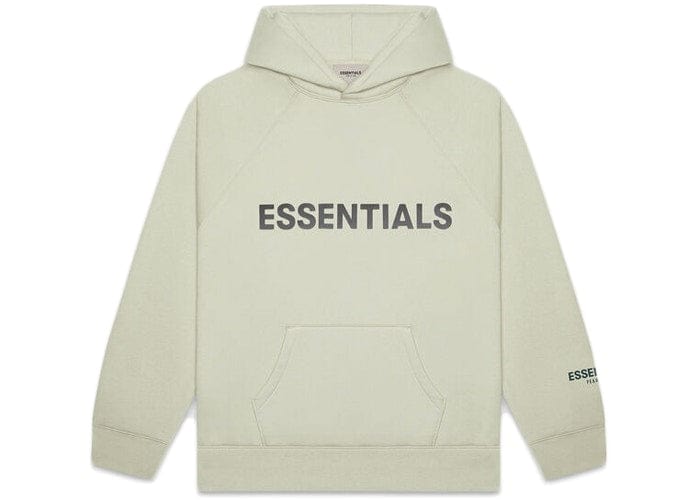 ESSENTIALS CLOTHING ESSENTIALS FOG 3D SILICON HOODIE SAGE